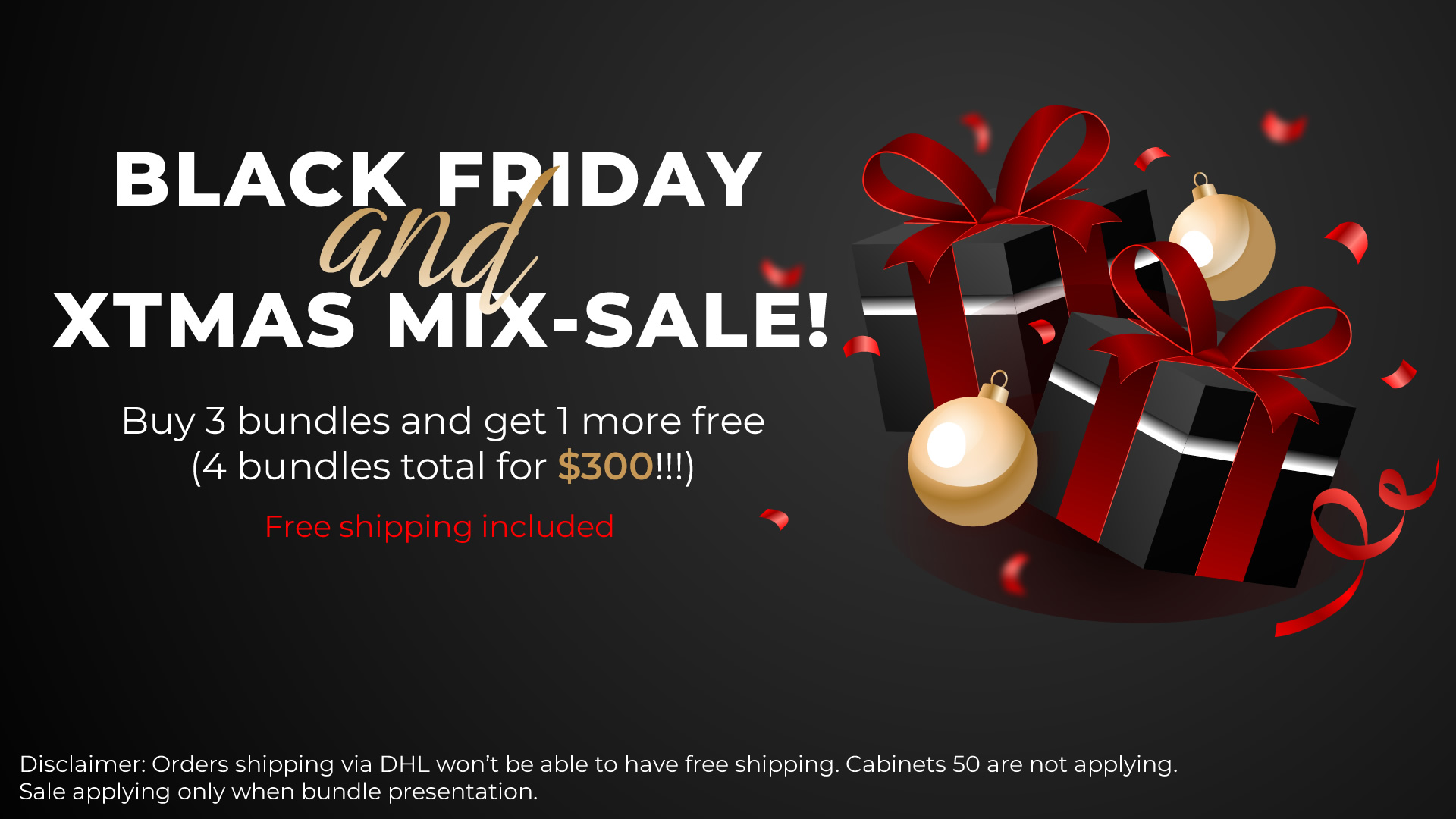 BLACK FRIDAY & XTMAS MIX-SALE!